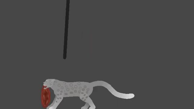 Snow leopard animation |Stick Nodes Pro| смотреть онлайн