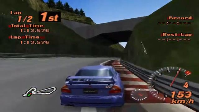 Gran Turismo 2 - Mid-Field - Lancer Evolution VI GSR(J)'99 - ePSXe 1.7.0 смотреть онлайн
