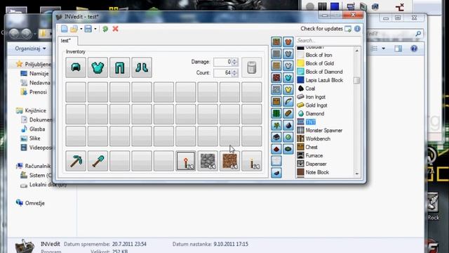 How to use inventory editor (INVedit) in minecraft смотреть онлайн