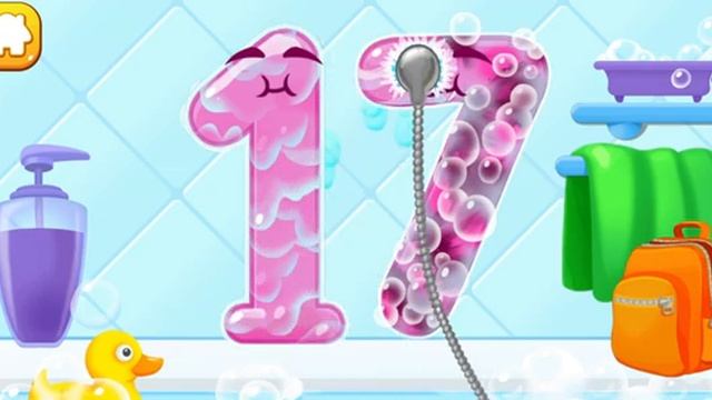 Учим считать - цифра 17 смотреть онлайн