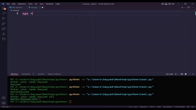 python for beginners || User input in Python смотреть онлайн