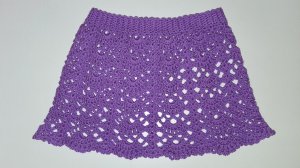 Юбка для девочки крючком МК. Вязание крючком / Skirt for a girl with a crochet