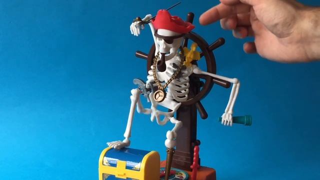 Rattle Me Bones (1990) MB Games - Halloween Skeleton Pirate 3D Vintage Board Game Retro Review смотреть онлайн