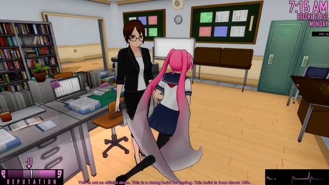 Playing with BLADE HAIR MODE in Yandere Simulator 2018 Build (March 15th) • SchoolSim Gamer смотреть онлайн