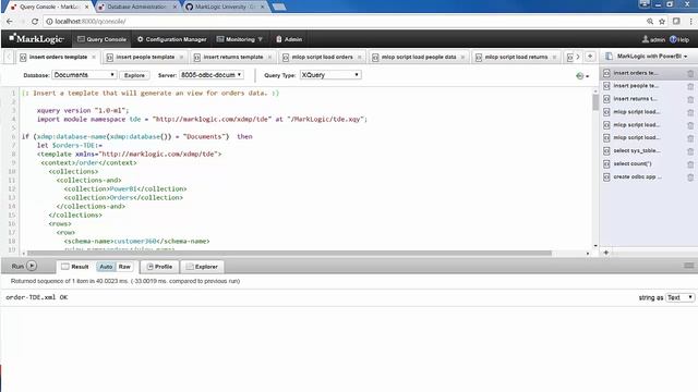 BI Tools - MarkLogic and PowerBI смотреть онлайн