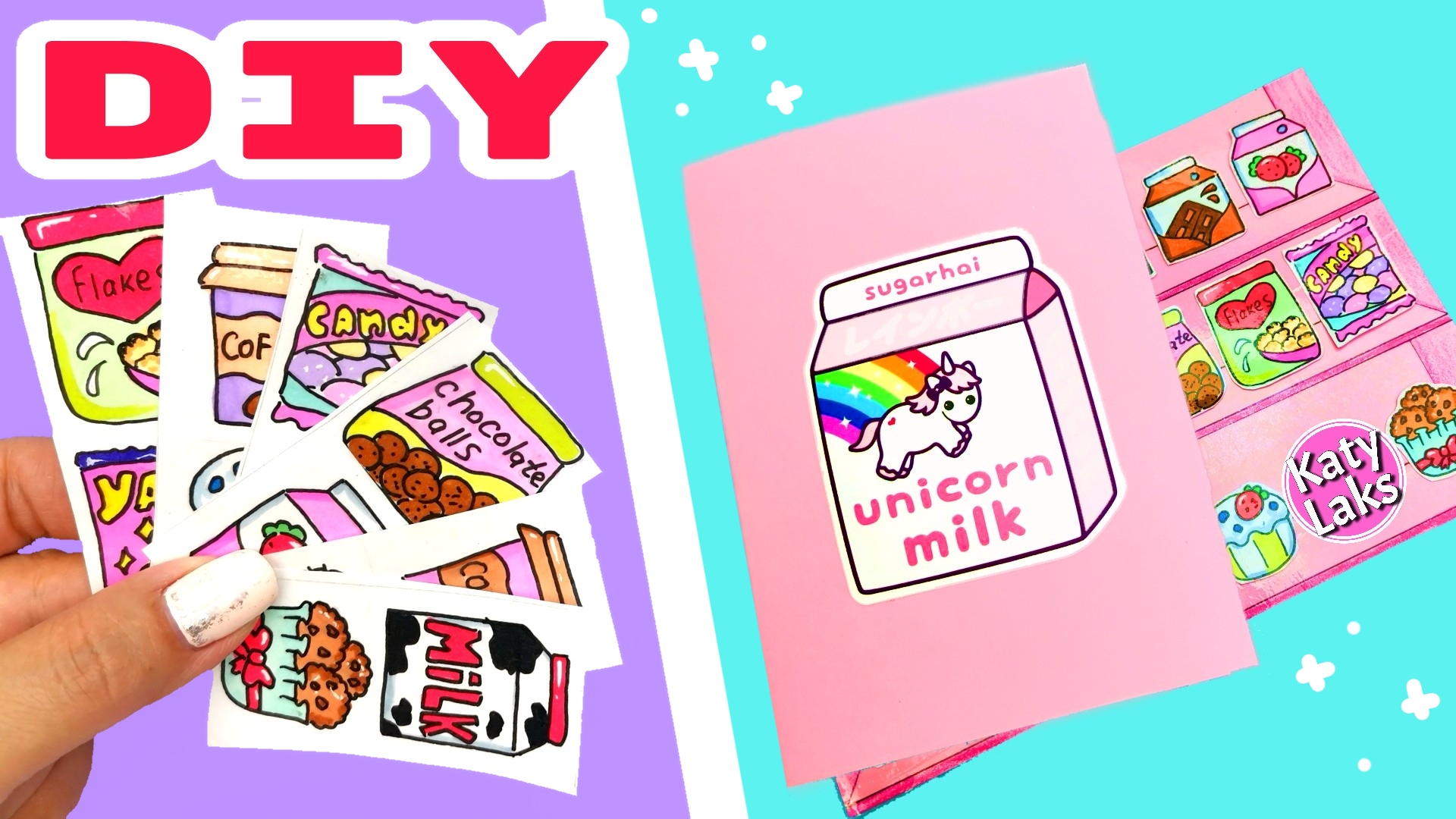 ?Бумажная кухня/? НАКЛЕЙКИ еды