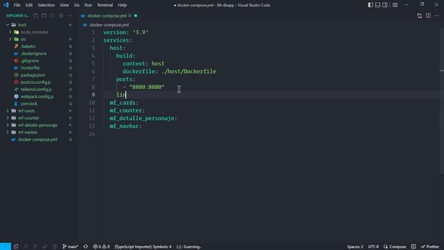 Micro-Frontend y Docker - 03 Docker Compose Base смотреть онлайн