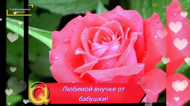 От бабушки внучке с днём рождения! смотреть онлайн