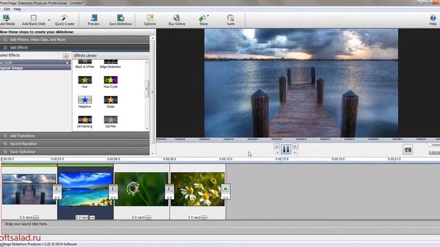Видеообзор PhotoStage. Как создавать презентации? смотреть онлайн