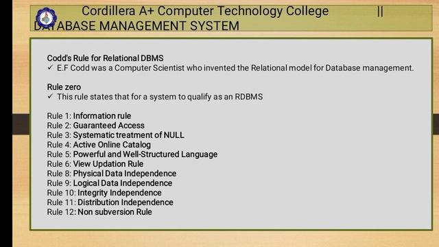 WEEK 4 DATABASE MANAGEMENT SYSTEM смотреть онлайн