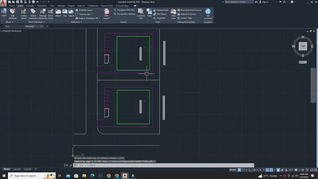 Inserting PDF in AutoCAD | How to Convert PDF into AutoCAD file Import PDF in AutoCAD смотреть онлайн