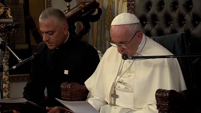 Incontro del Papa Francesco con il Catholicos e Patriarca di tutta la Georgia Ilia II – Palazzo del смотреть онлайн