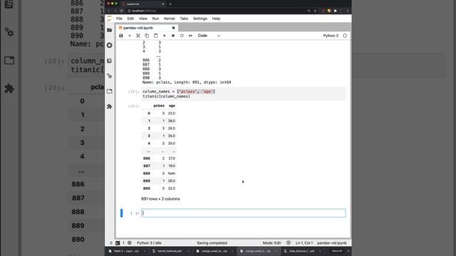 Introduction to Pandas II смотреть онлайн