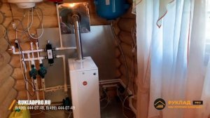 Отопление загородного дома дизельным котлом. Затраты на монтаж отопления в мае 2020 года.