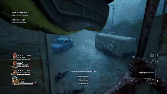 Back 4 Blood Act 1 4-3 Abandoned Solo Walkthrough смотреть онлайн