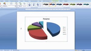 Как в Ворде сделать диаграмму
