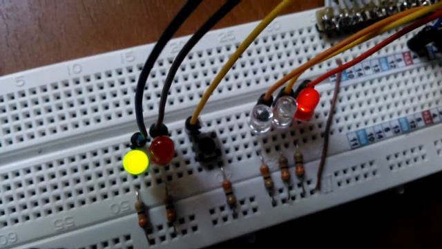 Raspberry Pi Traffic Light simulator / Симулятор светофора смотреть онлайн
