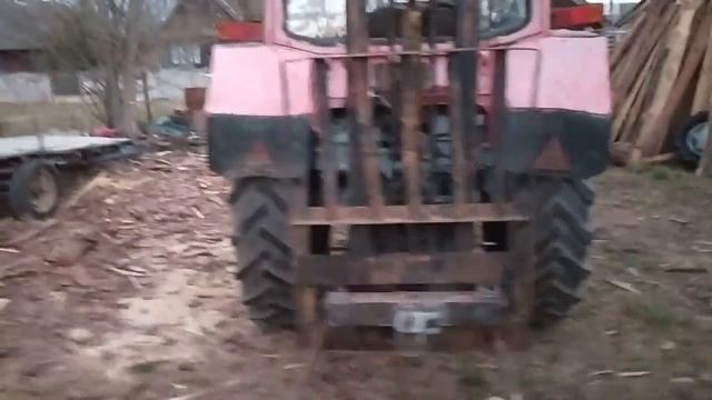 НАВЕСКА НА ПОГРУЗЧИК ЗАД МТЗ 82 смотреть онлайн
