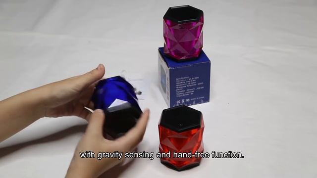 APM-A20 Twinkle Colorful Changing LED Mini Portable Wireless Bluetooth Outdoor Speaker смотреть онлайн