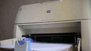 Принтер HP LaserJet 1200 (запуск, картридж, тест-страница, 50fps)