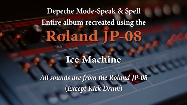 Roland JP-08 | Depeche Mode - Ice Machine (Instrumental) смотреть онлайн
