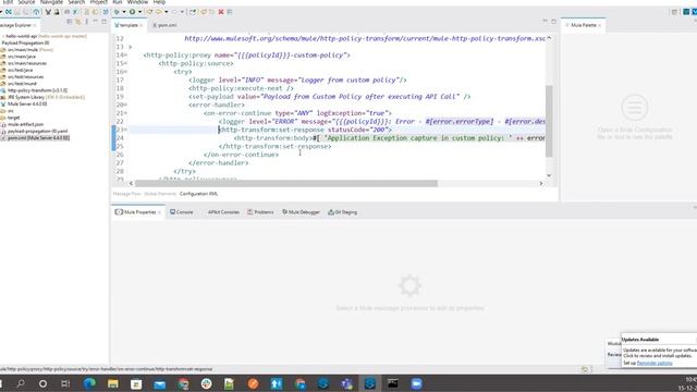 Session 4: Exception Handling from Custom Policy | HTTP:Operation/Source | Try-ErrorHandler смотреть онлайн