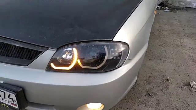 Динамическая оптика на Киа Спектра смотреть онлайн