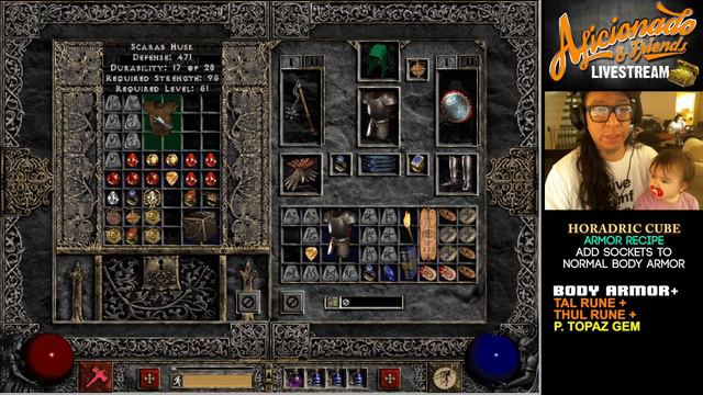 D2 CUBE RECIPES! Socketing Body Armor смотреть онлайн