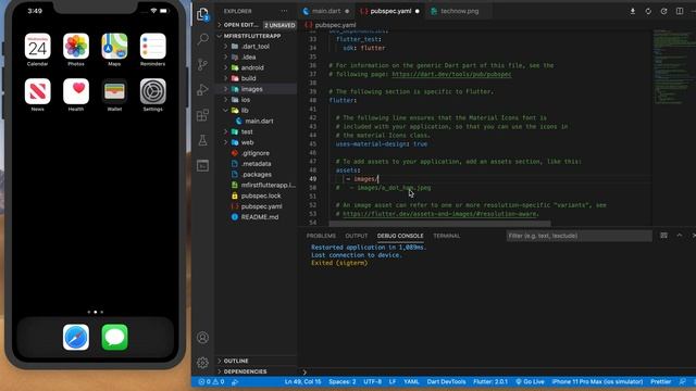 Flutter & Dart | 3 - Adding Assets and Images | Googles framework смотреть онлайн