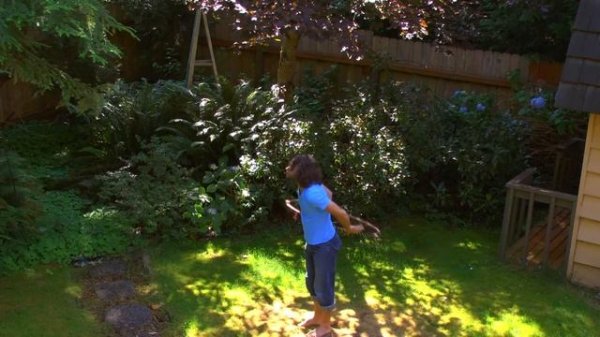 Hula Hoop Tricks: Pizza Toss Warp Hoopsmiles Tutorial