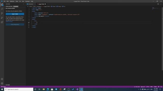 Как создать HTML страницу | Уроки HTML | Для начинающих смотреть онлайн