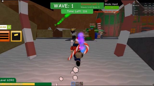 Playing Zombie Attack - Christmas Update (ROBLOX) | 2022 смотреть онлайн