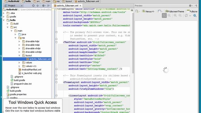 Windows: Building a Simple Application Using Android Studio смотреть онлайн