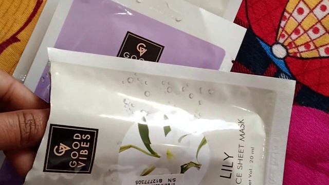 Good Vibes Lavender Hydrating Sheet Mask ..Complete Information ..