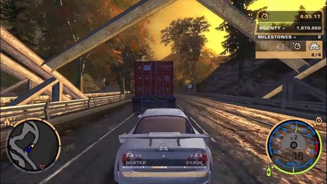 CUT SCENE - Cobalt SS vs SUV Cops | Need For Speed Most Wanted 2005 | Heat Police Level 7 смотреть онлайн