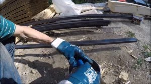 Мойка металлических прожилин от масла. Забор часть 35.