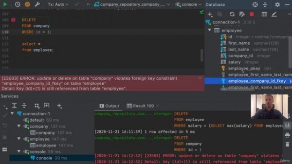 SQL 14. Удаление строк - DELETE