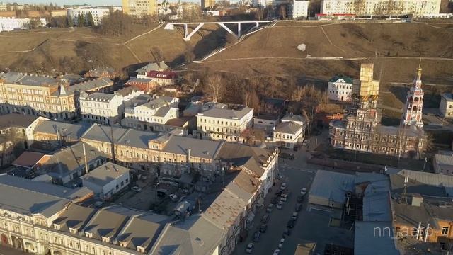 Реконструкция Нижне-Волжской набережной. 05. 2017 - 04. 2018 /Nizhny Novgorod Aerial Drone смотреть онлайн