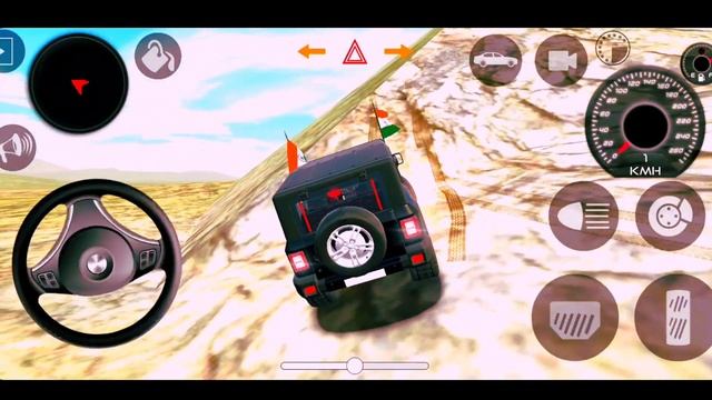 Dollar Song Sidhu Musewala Real Indian New Model Black Thar Offroad Village Driving Gameplay #dj смотреть онлайн