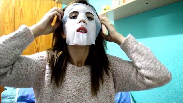 Cosmética coreana - Elizavecca BIO CLING Whitening Aqua Mask testing смотреть онлайн