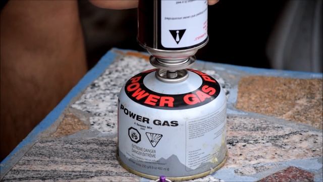 Refilling a camping gas canister with butane.DIY. Save money. смотреть онлайн