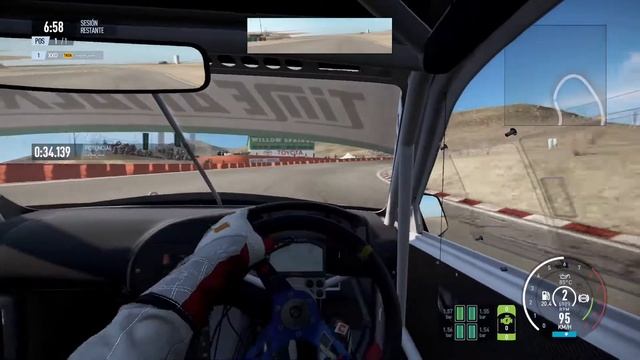 Mitsubishi Lancer Evolution VI SVA at Willow Springs -Project CARS 2 - Logitech g920 смотреть онлайн