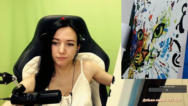 Новая картина....рисуем киску! Just chatting! Общение на стриме! смотреть онлайн