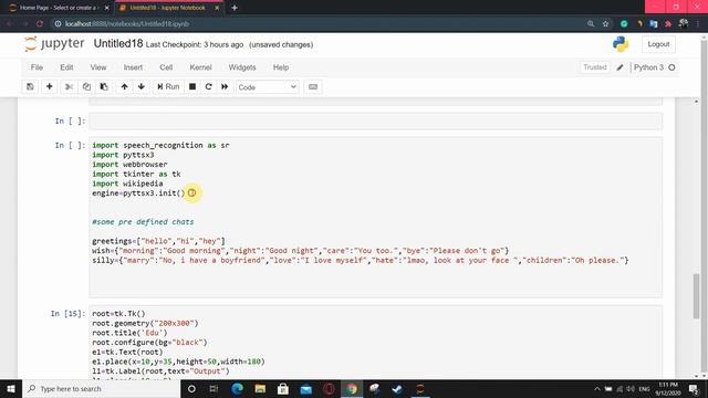 Create your own voice assistant bot in python | For beginners | अपना खुद का एस्सिटेंट कैसे बनाये | смотреть онлайн