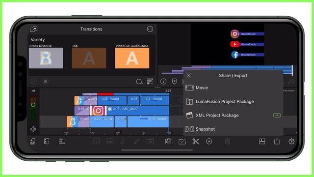 Creating Transparent Video Overlays in LumaFusion смотреть онлайн