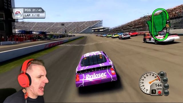 I BROKE THE GAME'S BRAIN // NASCAR 08 Blowovers смотреть онлайн