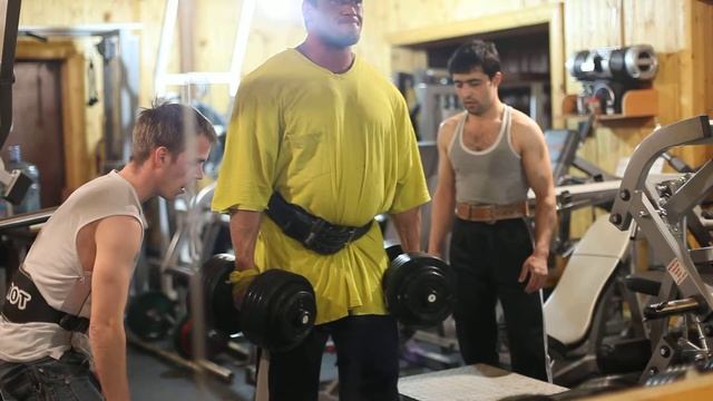 Шраги. 2 гантели по 50 килограмм. смотреть онлайн