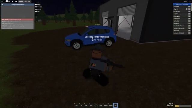 STATE POLICE CAPTURES ESCAPEES! Roblox County Jail Roleplay