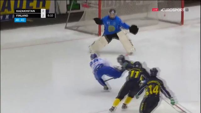 World Championship Bandy 2017 Kazakhstan - FinlandЧМ по хоккею с мячом Казахстан - Финляндия