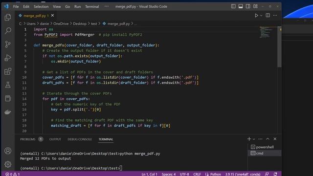 How to merge pdf files in python based on same name смотреть онлайн